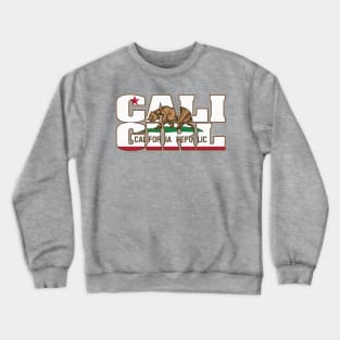 Cali Girl (Bear Flag Design) Crewneck Sweatshirt